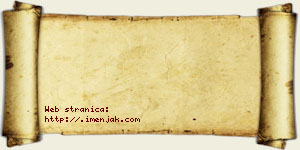 Rada Čakaranović vizit kartica